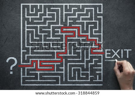 Maze solution concept