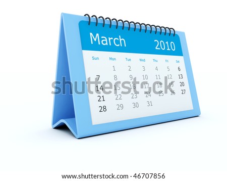 Blue Calendar