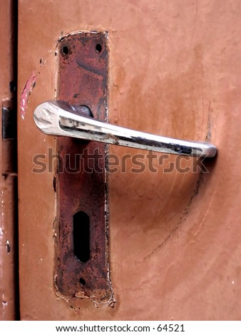 Broken door handle