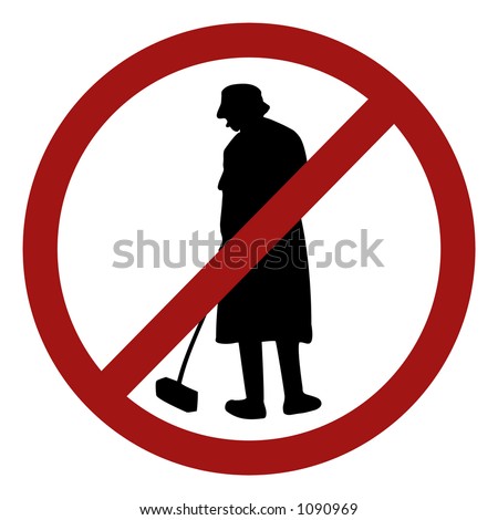 A sign indicating sweeping is not allowed
