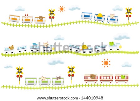Train Illustration For children
