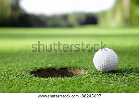 Ball in the hole