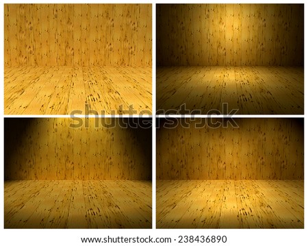 Wood Background Pack 4 Light type