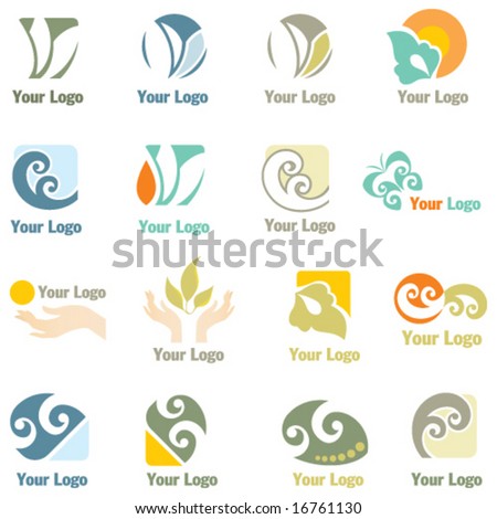 Design Logo Free on Company Logos Design Stock Vector 16761130   Shutterstock