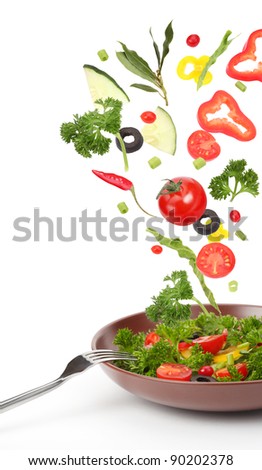 Falling Vegetables