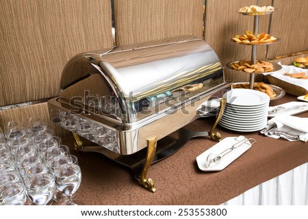 Catering - buffet dish warming tray luxury style