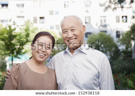 Portrait of Elderly Couple