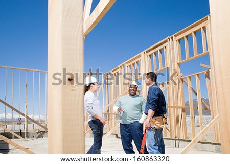 Builders taking a break