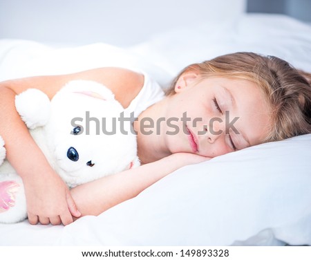 little girl sleep