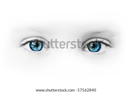 beautiful blue eyes pictures. stock photo : eautiful blue