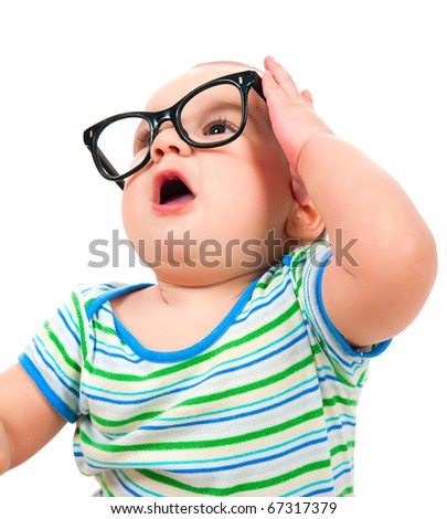 boy with glasses clipart. little oy in glasses on