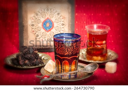 Hibiscus tea is traditional Arab hot drink