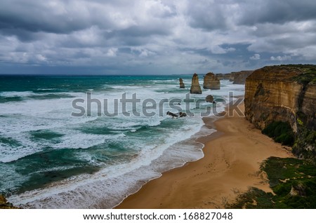 Scene of Great Ocean Road - Australia