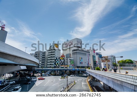TOKYO,JAPAN - 5 May 2015 :Ueno is part of the historical Shitamachi (literally \