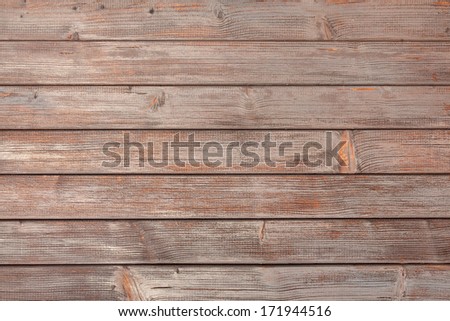 Old wooden background in horizontal orientation