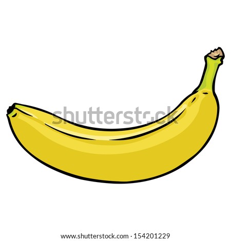 Vector Cartoon Banana - 154201229 : Shutterstock