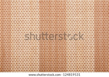 Brown bamboo sticks table runner texture