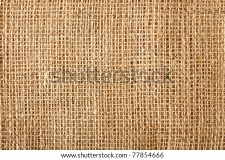 Macro of natural linen textile background texture