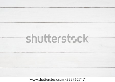 White wooden planks table - background or texture