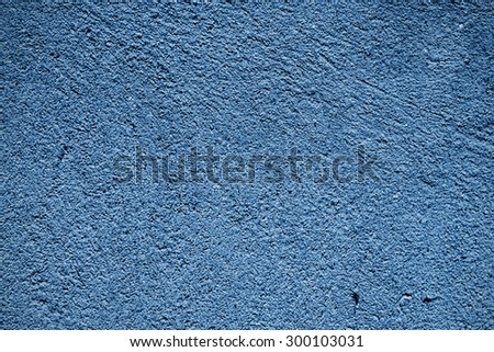 Texture of blue concrete wall for background