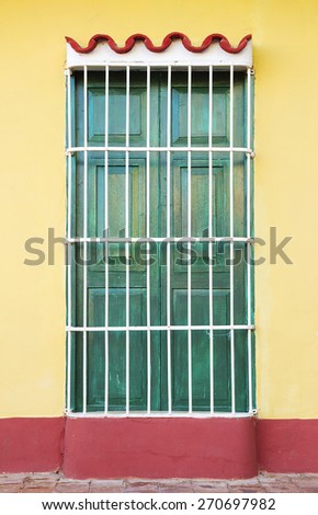 Colonial architecture of Cuba, Trinidad windows