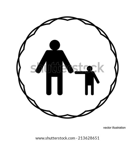 family people vector icon