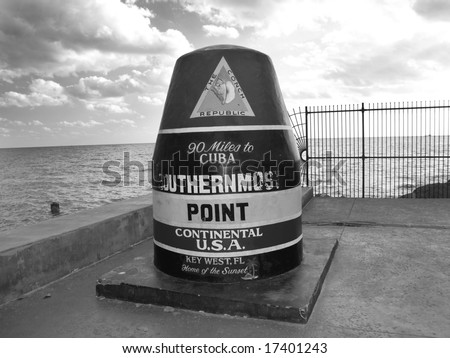Southernmost point in continental USA Key West, Florida Keys