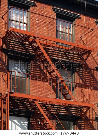 Fire Escape Stairs in New York City