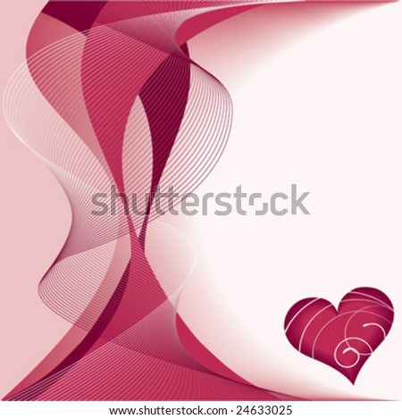 red love heart background. stock vector : red heart, love