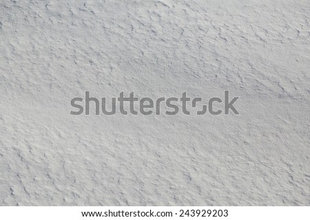 Full frame snow background with copy space