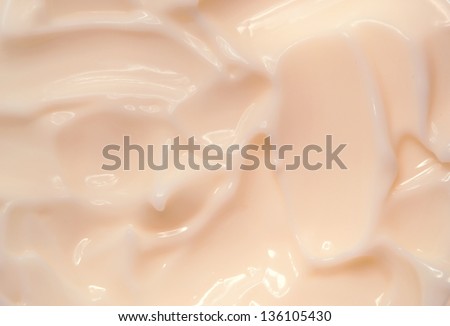 Soft abstract texture cream