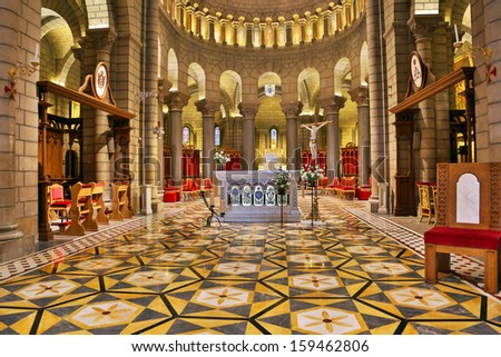 Monaco - October 13: Interior Of Saint Nicholas Cathedral - Consecrated In 1875, Located On Site Of The Church Built In 1252 And Dedicated To St. Nicholas In Monaco-Ville, Monaco On October 13, 2013.