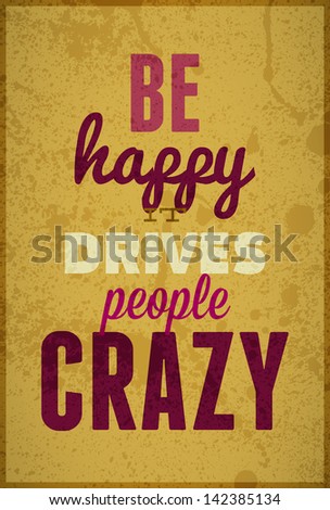 Vintage typography vector illustration with grunge effects Can be used as a poster or postcard Vintage typography vector illustration with grunge effects Can be used as a poster or postcard