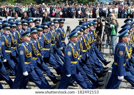 ODESSA MAY 4 : Events to commemorate the anniversary of the Victory in the Great Patriotic War. Victory Parade , May 4, 2012 Odessa, Ukraine