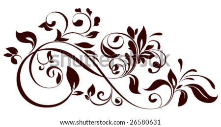 vector illustration of floral ornament vector illustration of floral ornament