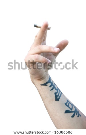 small tattoos on hand for men Picture of three small stars