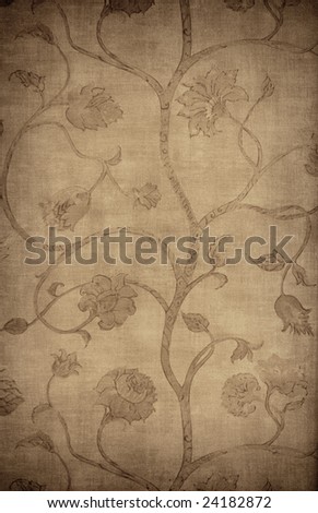 vintage floral wallpaper. stock photo : Floral vintage