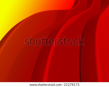 abstract background with orange heat waves