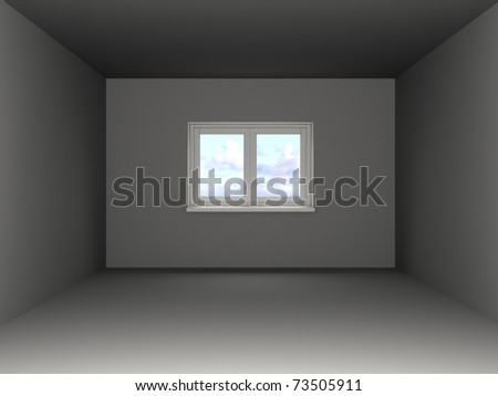 blank room template