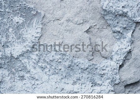 Stone wall texture. Blue grungy and dusty stone cement wall texture background photo.