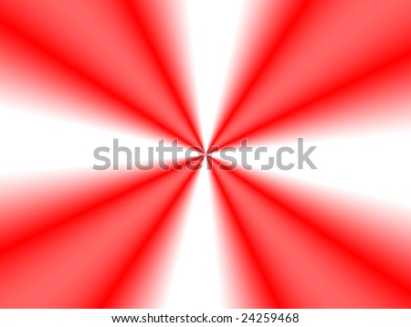 Abstract, radial, futuristic background in red
