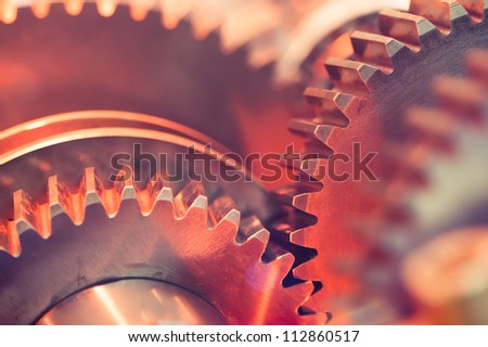 gear wheels close-up