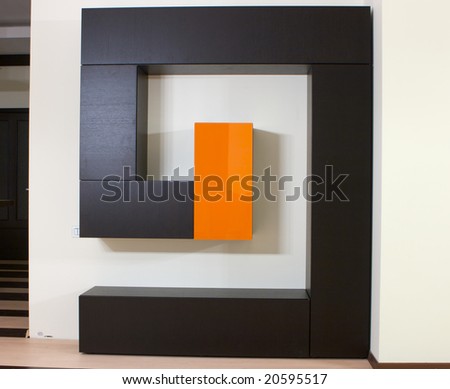 Abstract modern closet