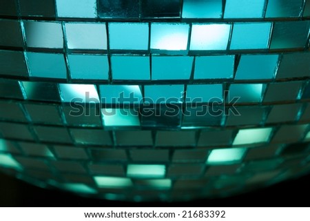 Blue disco lights background