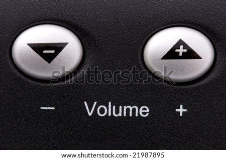 volume adjustment buttons