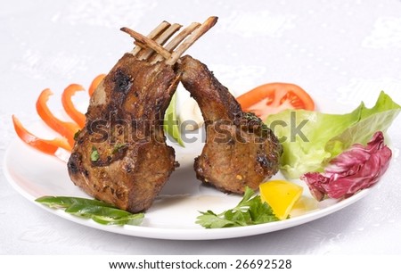 roasted lamb chops