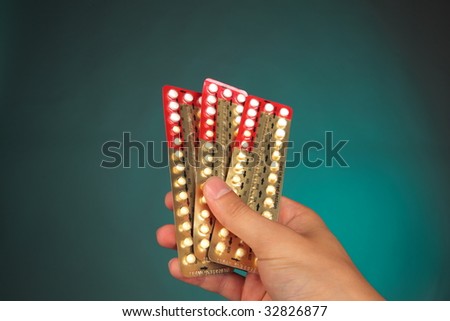 hand holding a medical pills pack