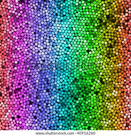 abstract shiny rainbow dots background