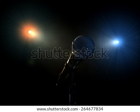 microphone in volume light