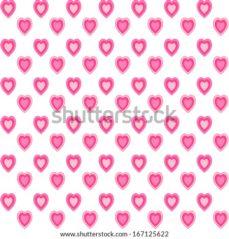 Retro background with hearts for valentines day or wedding invitations decoration, scrap booking